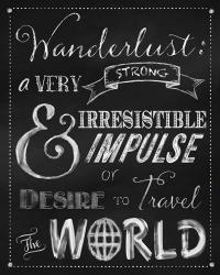 Wanderlust Chalkboard Travel Series | Obraz na stenu