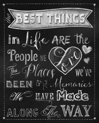Best Things Chalkboard | Obraz na stenu