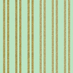 Golden Mint Stripes | Obraz na stenu