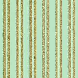 Golden Mint Stripes | Obraz na stenu