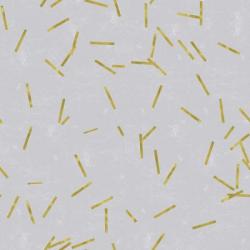 Grey Linen Golden Matchstick Confetti | Obraz na stenu