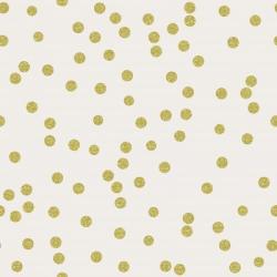 Light Cream Golden Round Confetti | Obraz na stenu