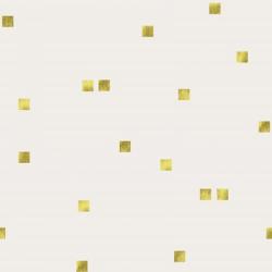 Light Cream Golden Squares Confetti | Obraz na stenu
