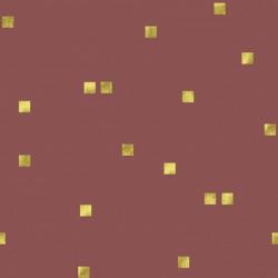 Marsala Golden Squares Confetti | Obraz na stenu