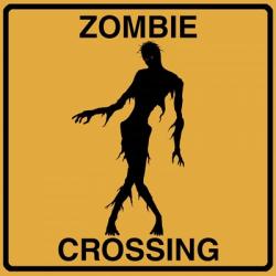 Zombie Crossing | Obraz na stenu