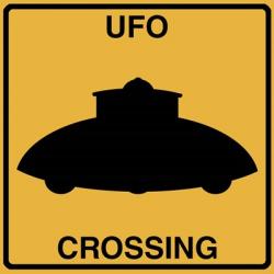 UFO Crossing | Obraz na stenu