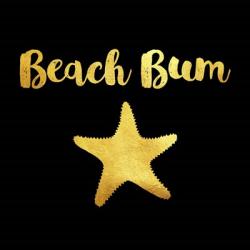 Beach Bum In Black | Obraz na stenu