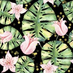 Tropical Monstera Floral Pattern | Obraz na stenu