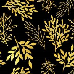 Golden Leaves Pattern | Obraz na stenu