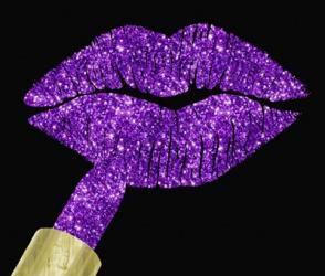 Purple Glitter Lipstick | Obraz na stenu