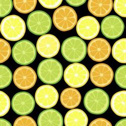 Citrus on Black | Obraz na stenu