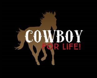 Cowboy for Life | Obraz na stenu