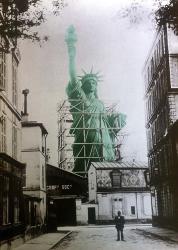 Lady Liberty Construction 1885 | Obraz na stenu