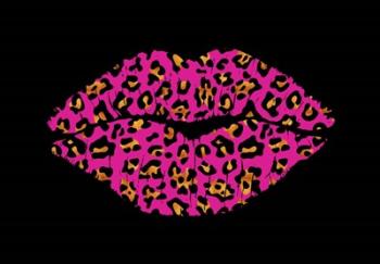 Pink Leopard Lips | Obraz na stenu