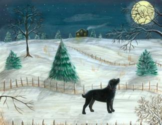 Winter Labrador | Obraz na stenu