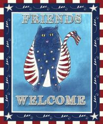 Americana Welcome Kitty | Obraz na stenu