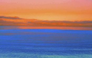 Lake Superior Sunset Orange | Obraz na stenu