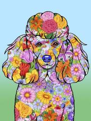 Flowers Poodle | Obraz na stenu