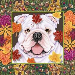 Autumn Bulldog | Obraz na stenu