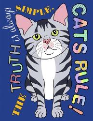 Tabby Cat Graphic Style | Obraz na stenu