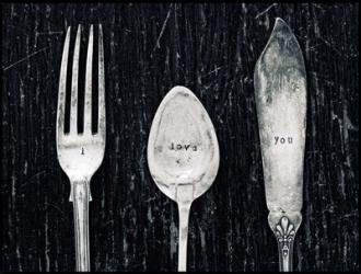 Antique Knife Fork and Spoon | Obraz na stenu