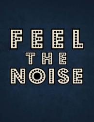 Feel the Noise on Blue | Obraz na stenu