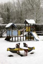 Snow Covered Playground | Obraz na stenu