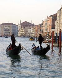 Venetian Gondoliers | Obraz na stenu