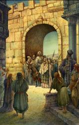 Jesus Enters Jerusalem | Obraz na stenu