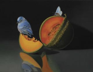 The Melon And The Blue Bird | Obraz na stenu