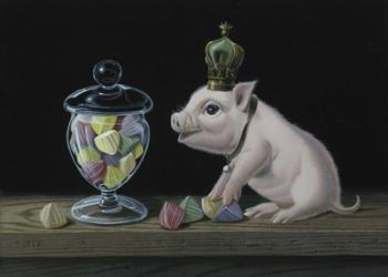 The Piglet With The Berlingots | Obraz na stenu