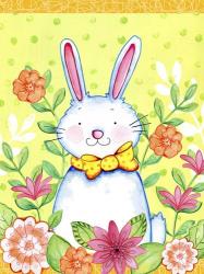 Flowers And Bunny | Obraz na stenu