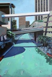 Overpass on Teal | Obraz na stenu