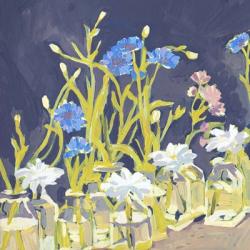 Floral and Glass Menagerie | Obraz na stenu