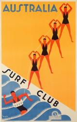 Surf Club Australia | Obraz na stenu
