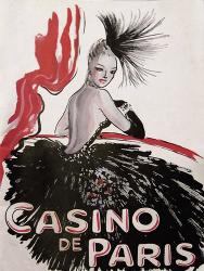 Casino de Paris Red and Black | Obraz na stenu