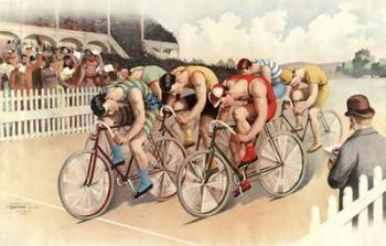 Bicycle Race Scene, 1895 | Obraz na stenu