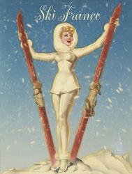 Ski France Glam | Obraz na stenu