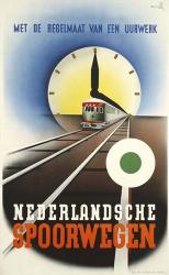 Art deco Railroad Netherlands | Obraz na stenu