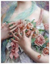 Emile Vernon - The Rose Girl | Obraz na stenu
