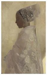 A Maiden In Contemplation, Gaston La Tour, 1893 | Obraz na stenu