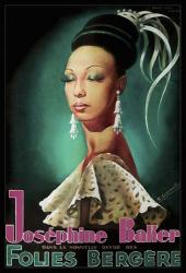 Josephine Baker - Folies Bergere | Obraz na stenu