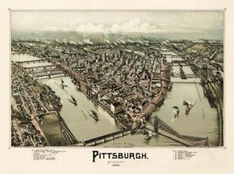 Pittsburgh Pennsylvania 1902 | Obraz na stenu