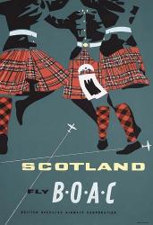 Scotland Fly BOAC | Obraz na stenu