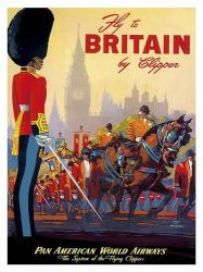Fly to Britain by Clipper | Obraz na stenu