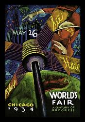 Chicago World's Fair 1934 | Obraz na stenu