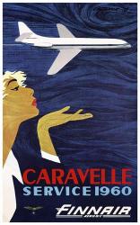 Caravelle Service 1960 Finnair | Obraz na stenu