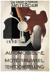 Amsterdam 1930 Automobiel | Obraz na stenu