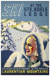 Ski at the Ste. Adele Lodge | Obraz na stenu