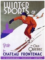 Winter Sports Chateau Frontenac | Obraz na stenu